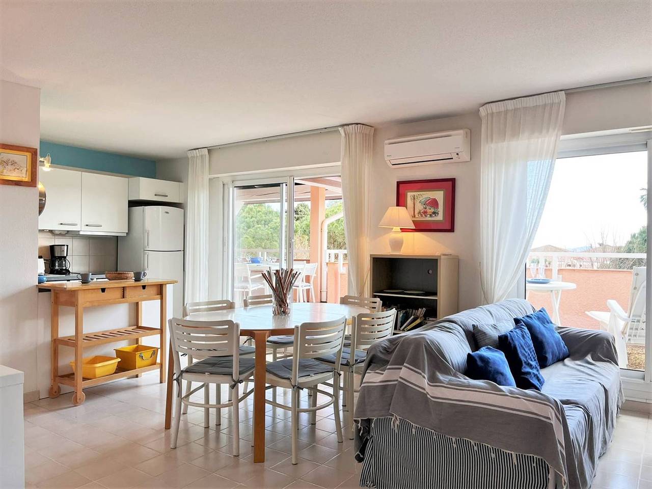 Appartamento intero, 3-room apt with Ac - 6 pax - Terrace, parking 200m from beach in Cavalière, Le Lavandou