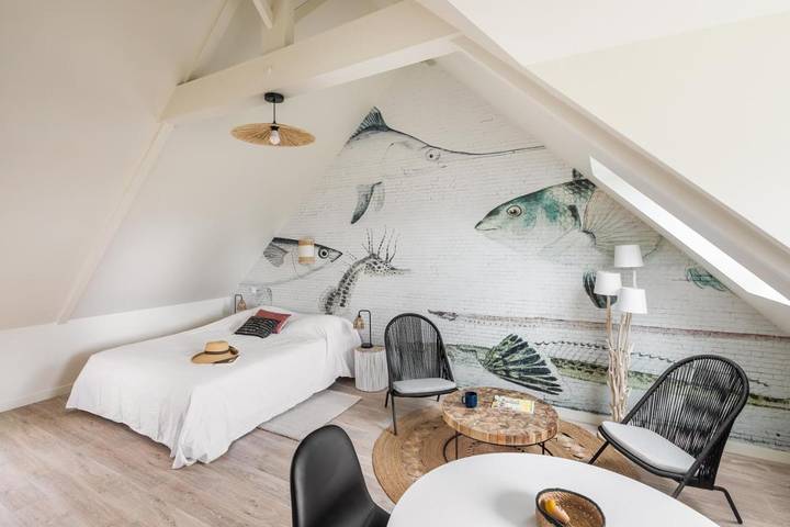 Gîte pour 2 personnes, avec terrasse et vue à Saint-Benoît-des-Ondes - 4