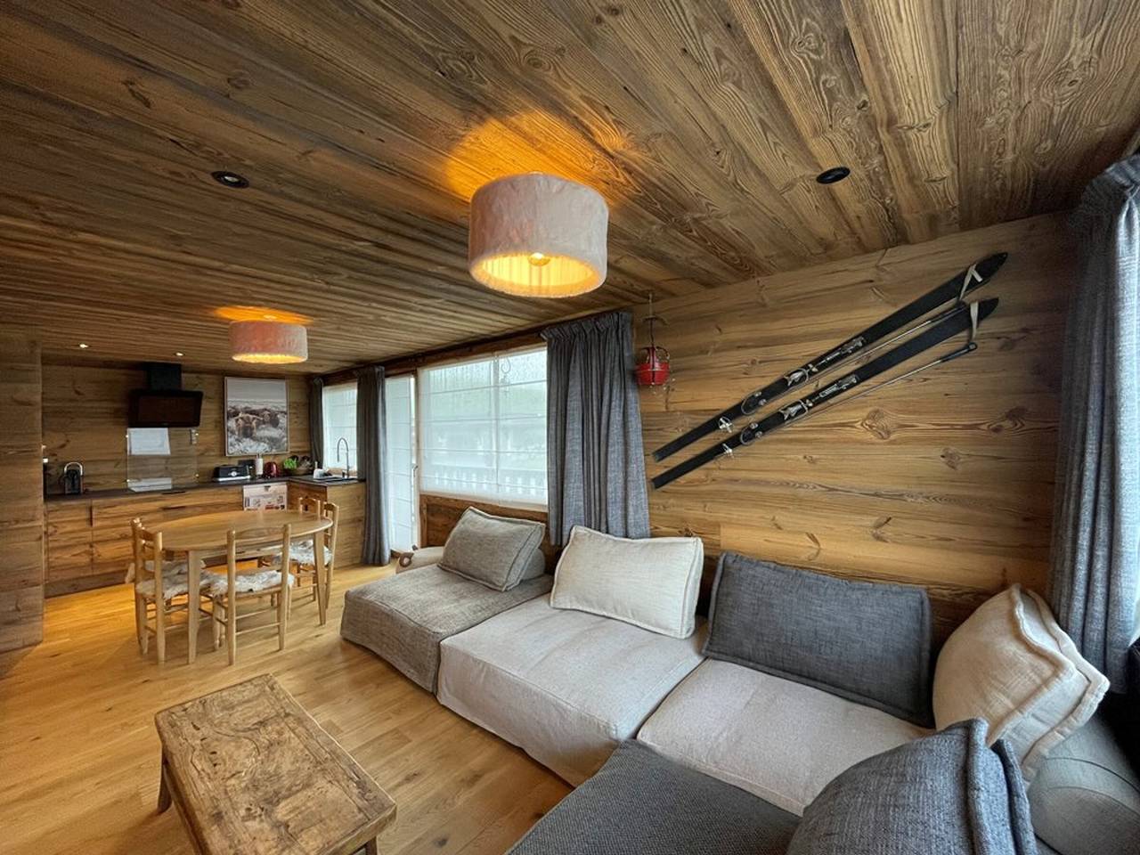 Entire apartment, Ski-in/ski-out apartment, 3 bedrooms, hammam, wifi, parking - Crest-Voland in Cohennoz, Albertville region