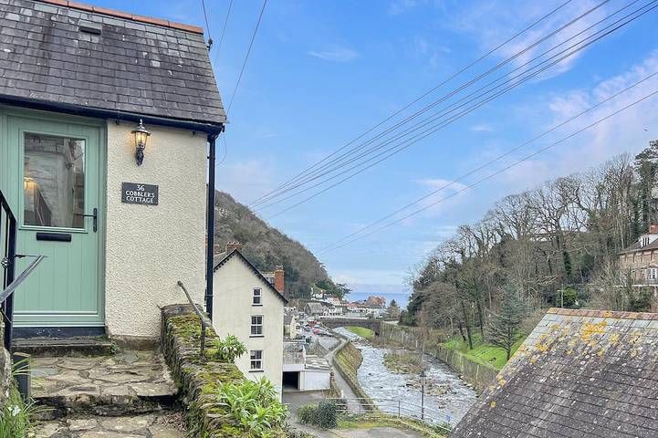 Cottage for 2 people, with balcony, with pets in Lynmouth