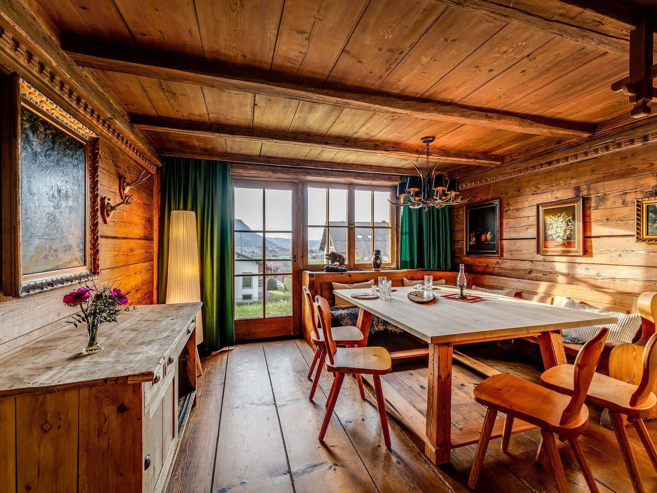 Landhaus Hoch 10 - Ferienhaus mit Bergblick, Panoramablick und Sauna in Grünten, Burgberg im Allgäu
