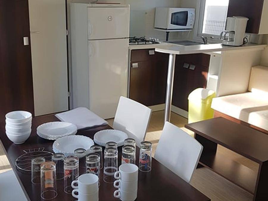 Camping de la Plage - Mobilhome 4 personnes - 2 chambres - terrasse non couverte Holidays in Damgan, Côte des Mégalithes