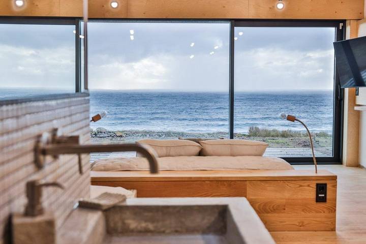 Maison d’hôte pour 2 personnes, avec terrasse et vue à Muxía