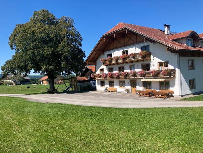 Ferienwohnung für 6 Personen, mit Balkon und Ausblick sowie Garten in Irrsee - 3