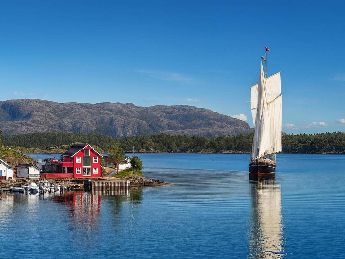 Big Waterfront Cabin - Sauna & Spa - Near Bergen - Sleeps 18 in Askøy