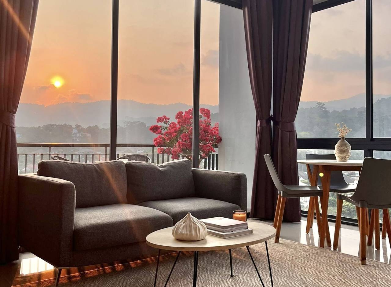 Entire apartment, Panoramic mountain view Duplex at Icon Park C42 in Kamala Beach, Kamala