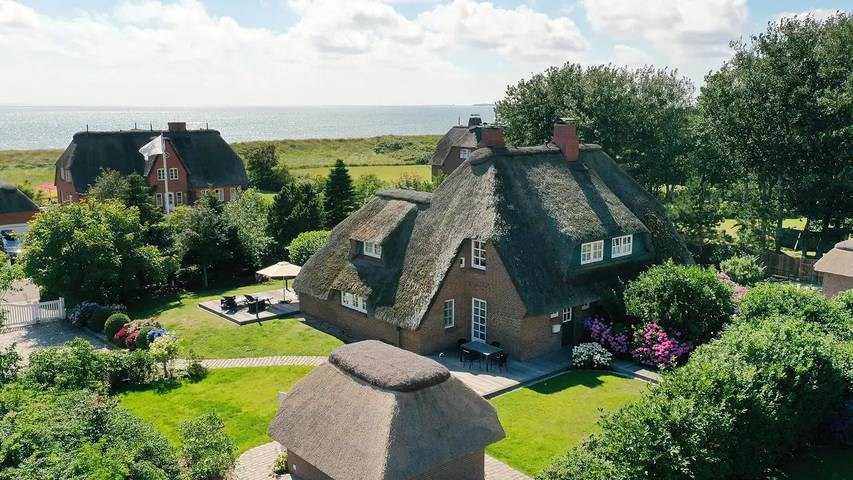 Ferienhaus mit Meerblick für 4 Personen, mit Garten und Terrasse sowie Sauna, mit Haustier in Nieblum - 2