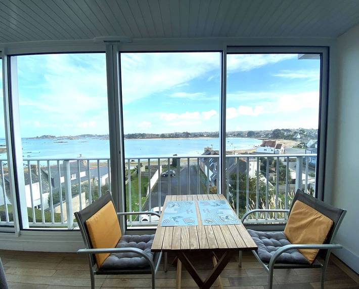 Ferienwohnung für 2 Personen, mit Balkon in Trégastel