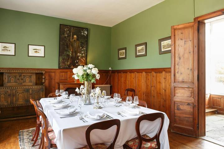 Château pour 15 personnes, avec terrasse et jardin, animaux acceptés dans la Sarthe - 4