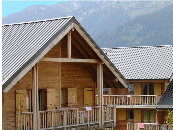 Chalet pour 7 personnes, avec balcon/terrasse et sauna à Saint-François-Longchamp - 2