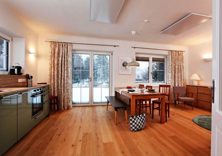 Ferienwohnung für 2 Personen, mit Ausblick und Garten