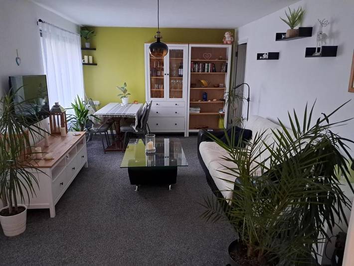 Appartement de vacances pour 3 personnes, avec jardin