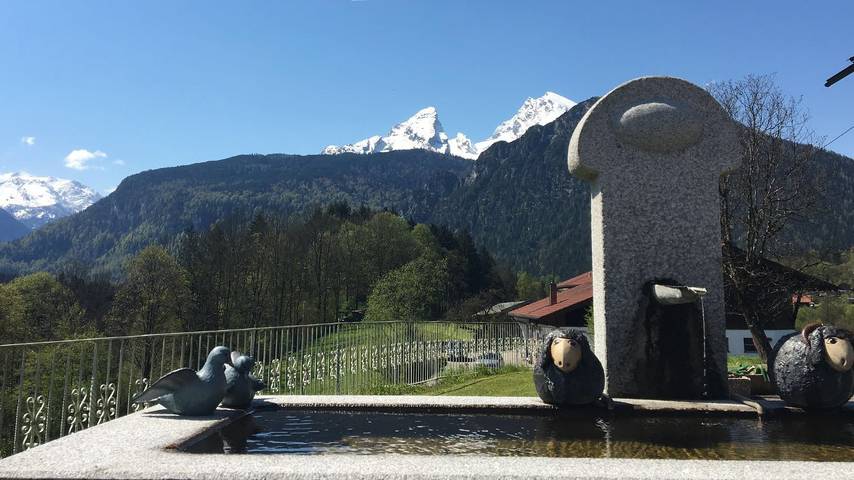 Gästehaus Obersulzberglehen - Doppelzimmer mit Dusche/Wc und Balkon in Schönau am Königssee, Berchtesgadener Alpen