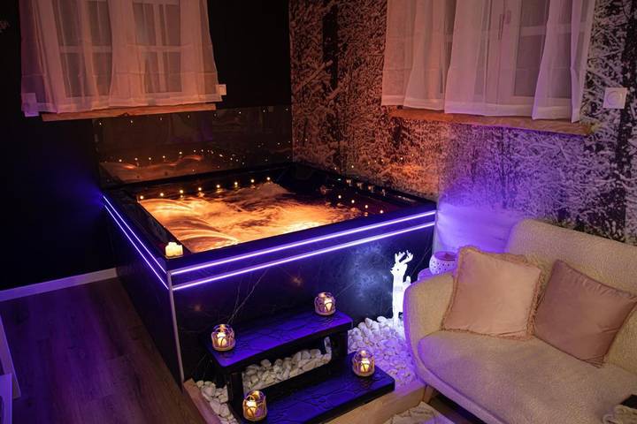 Chambre d’hôte pour 2 personnes, avec Jacuzzi et Sauna à Caudry