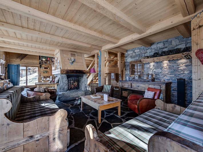 Chalet pour 15 personnes, avec balcon dans La Rosière - 3