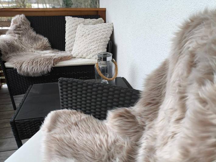 Ferienwohnung für 5 Personen, mit Balkon und Terrasse sowie Garten und Ausblick in Hausham - 2