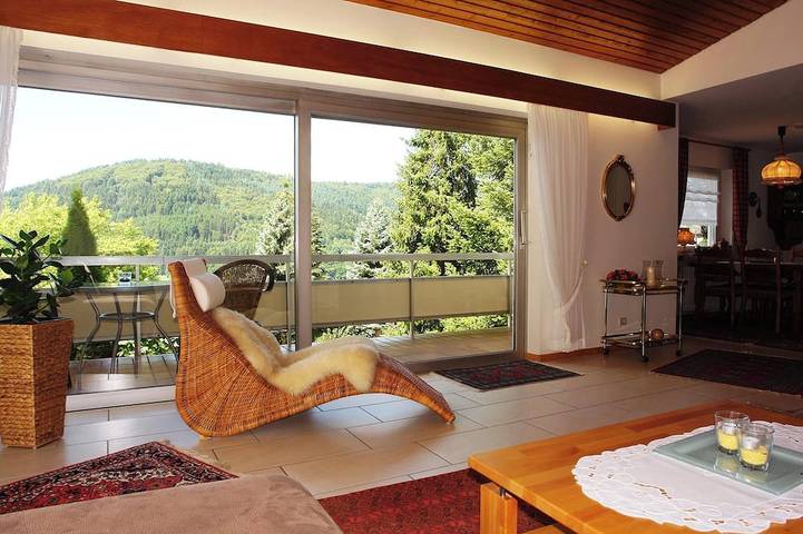 Ferienwohnung für 3 Personen, mit Balkon und Garten in Seelbach