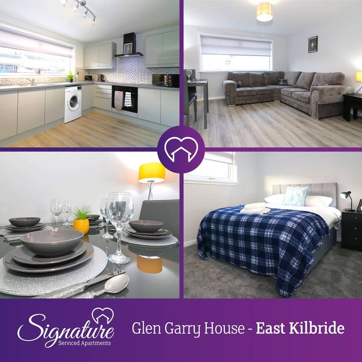 Apartment for 5 people, with garden, with pets in East Kilbride