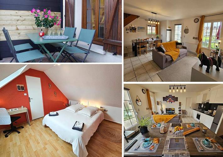 Location de vacances pour 4 personnes, avec Terrasse et Jardin à Bavent - 4