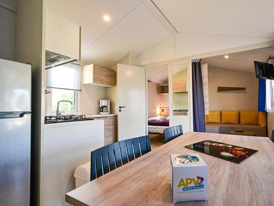 Camping Interpals Eco Resort - Mobilheim 4 personen - Mobilheim Playa Tv Clim - 2 Schlafzimmer - 4 Personen in Pals, Costa Brava