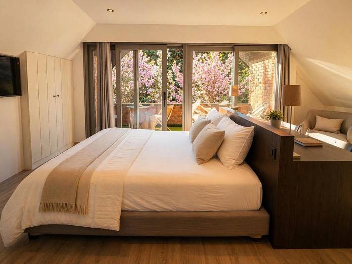 Chambre d’hôte pour 2 personnes, avec piscine ainsi que jardin et jacuzzi