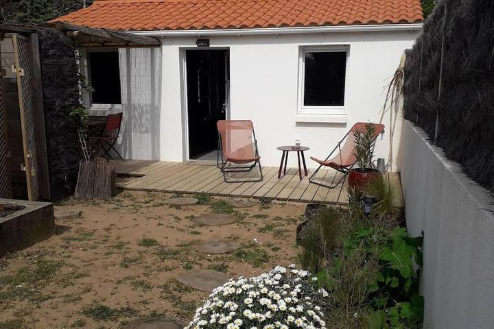 Location de vacances pour 2 personnes, avec Terrasse et Jardin dans Plage des Dunes (Bretignolles-sur-Mer)