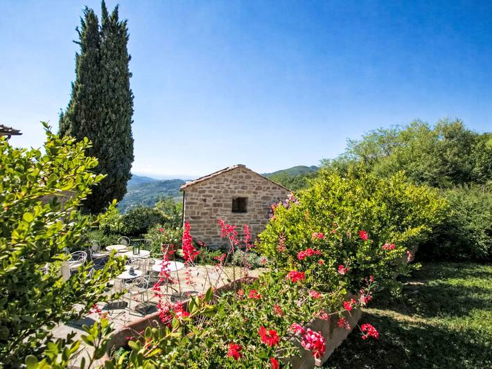 Ferienhaus für 2 Personen, mit Garten und Sauna sowie Ausblick