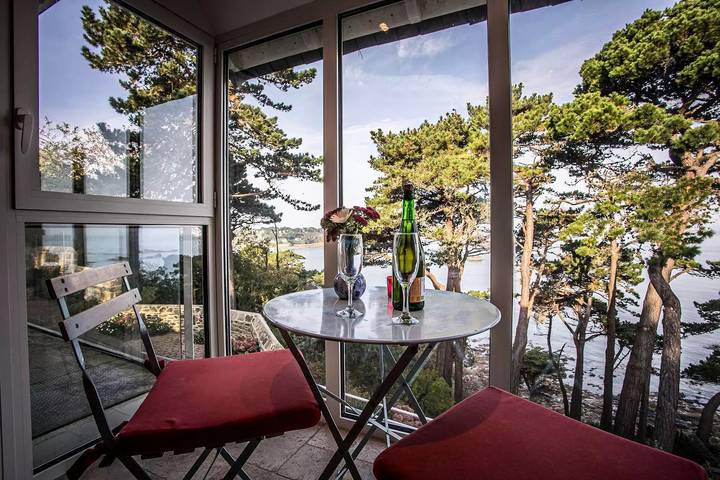 Villa pour 8 personnes, avec vue et jardin à Perros-Guirec