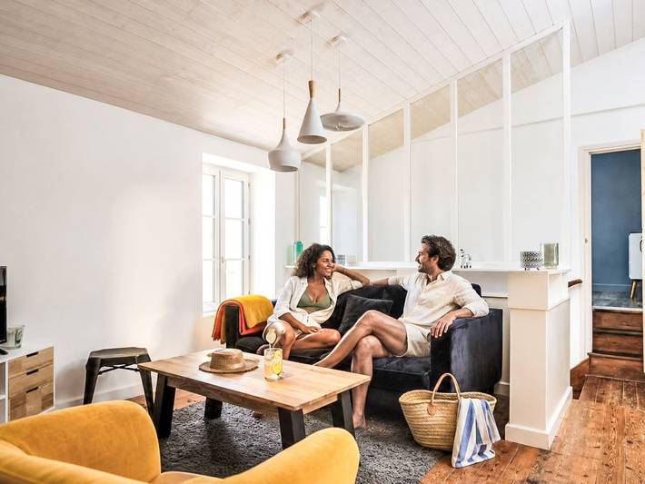 Maison de vacances pour 8 personnes, avec terrasse ainsi que jardin et vue sur l’océan, animaux acceptés - 1