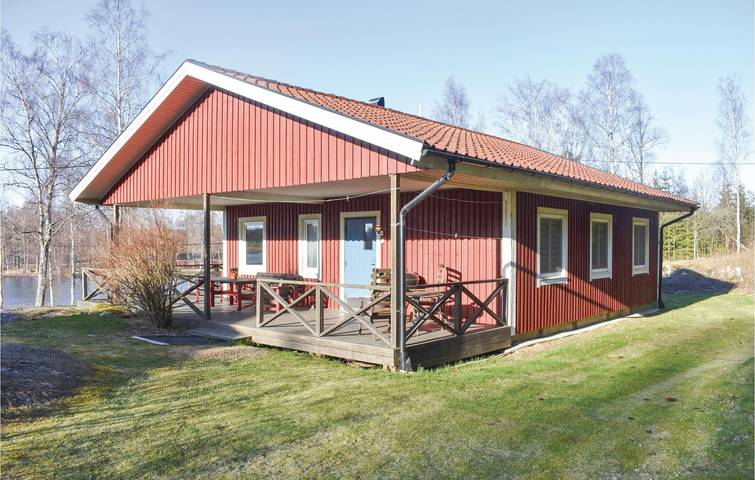 Ferienhaus für 6 Personen, mit Seeblick und Terrasse sowie Sauna, mit Haustier - 1