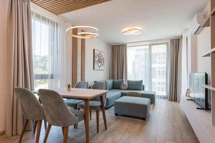 Ferienwohnung für 4 Personen, mit Terrasse und Pool sowie Ausblick, mit Haustier - 1