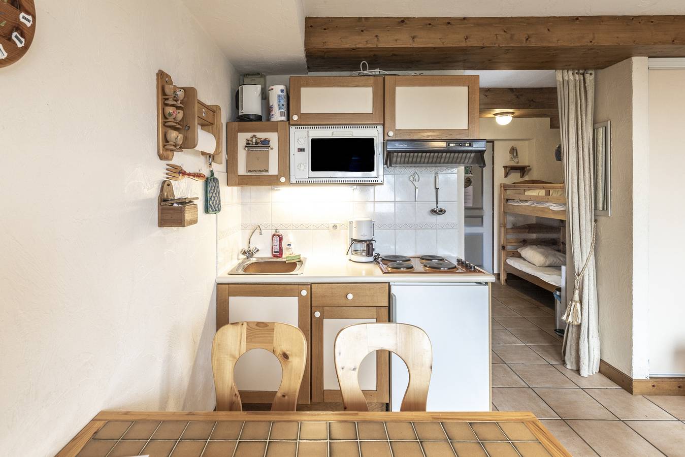 Ganzes Studio, Studio 'Cabine Saint-Gervais' mit Meerblick und Wlan in Saint-Gervais-les-Bains, Pays du Mont-Blanc