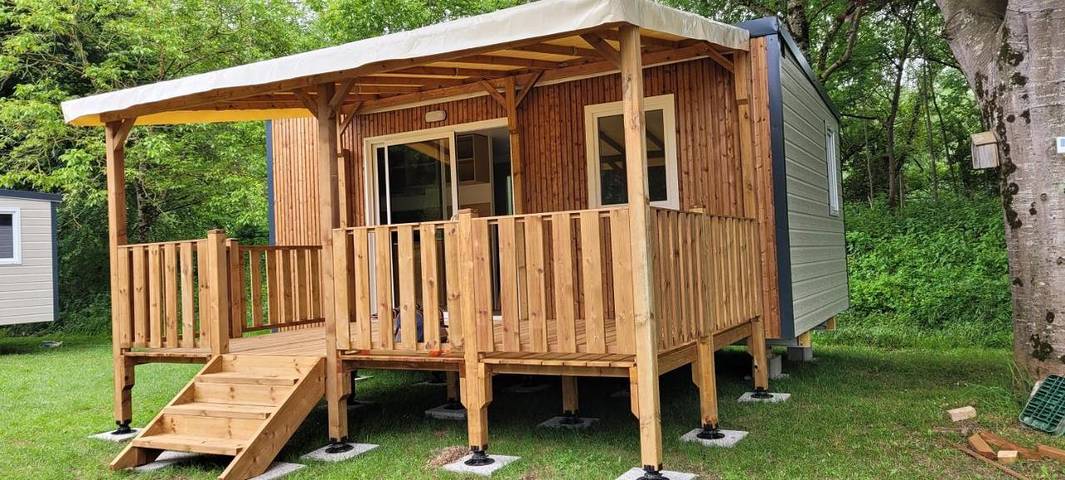 Camping para 4 personas, con piscina y terraza en Ariège