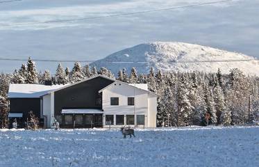 Gîte pour 2 personnes, avec sauna et terrasse dans Akaslompolo