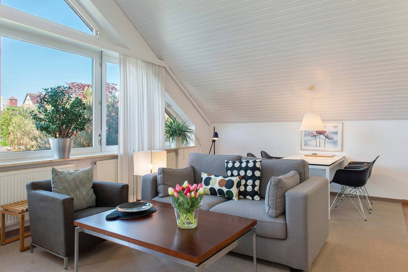 Ganze Wohnung, 'Studio, 1-Zimmer-Fewo' mit Gemeinschaftsgarten, Balkon und Wi-Fi in Kippenhausen, Immenstaad am Bodensee