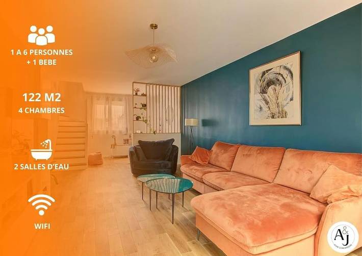 Maison de vacances pour 6 personnes, avec terrasse