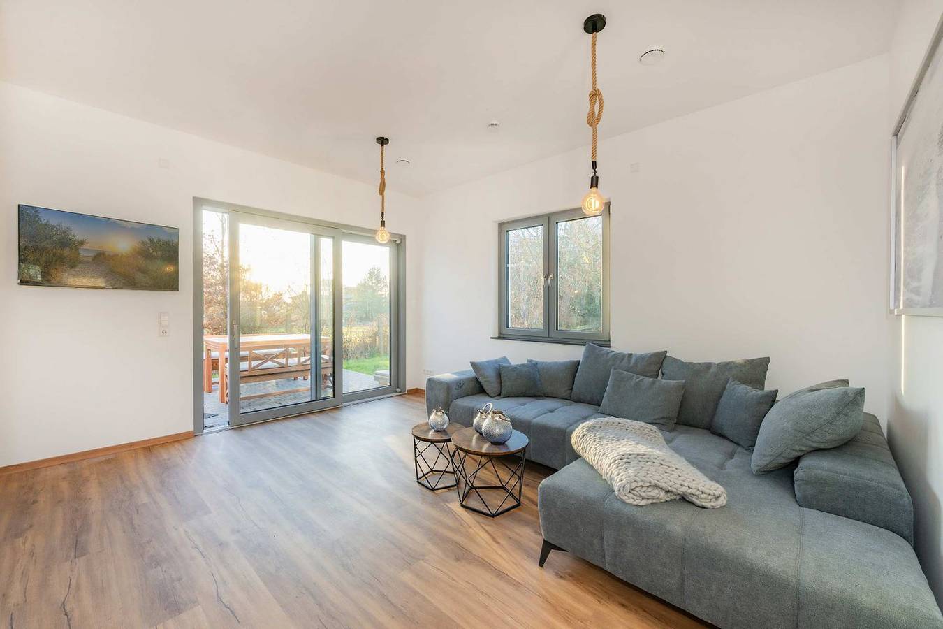 Modernes Ferienhaus "Haffhus" für bis zu 10 Personen mit Garten und Balkon in Karnin (Usedom), Usedom Stadt
