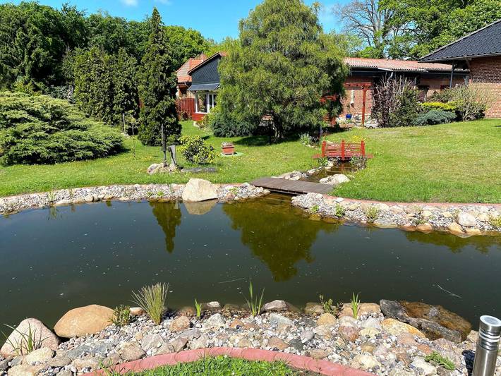 Ferienhaus für 4 Personen, mit Terrasse und Garten in Elbtalaue