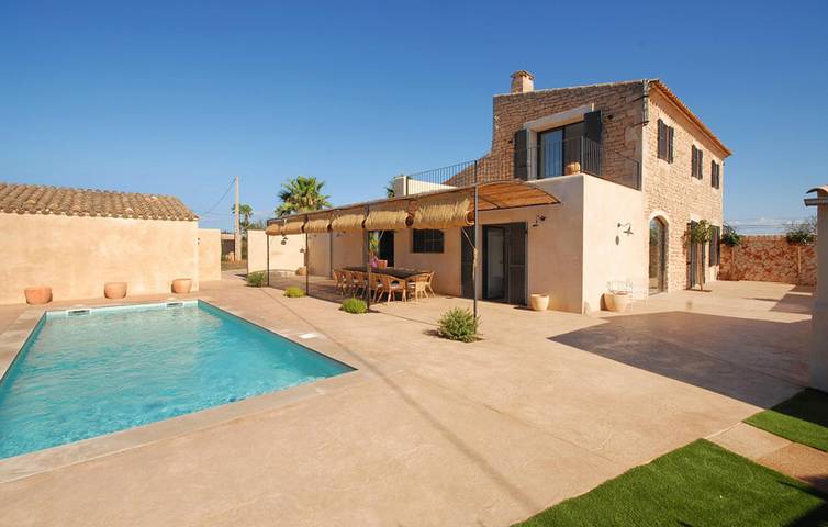 Finca für 5 Personen, mit Terrasse und Pool in Es Llombards - 2