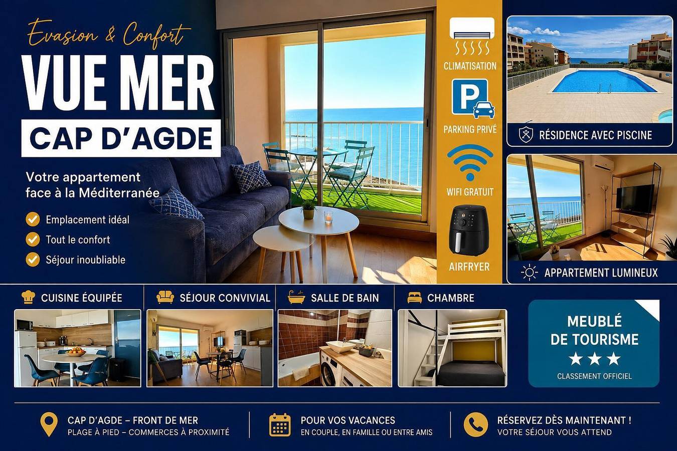 Appartement Alyzea in Cap d'Agde, Agde