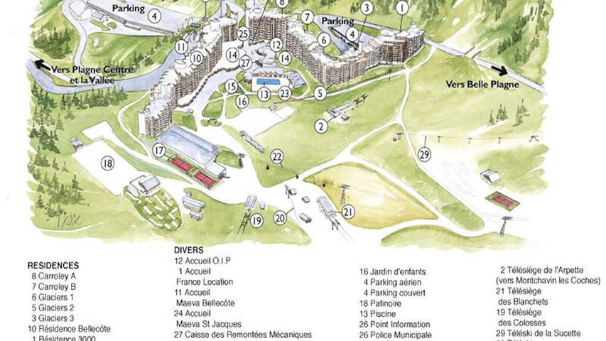 Appartement de vacances pour 6 personnes, avec balcon - 1