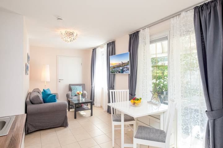 Apartamento vacacional entero, Apartamento de vacaciones para 2 personas con terraza in Timmendorfer Strand, Distrito de Holstein Oriental