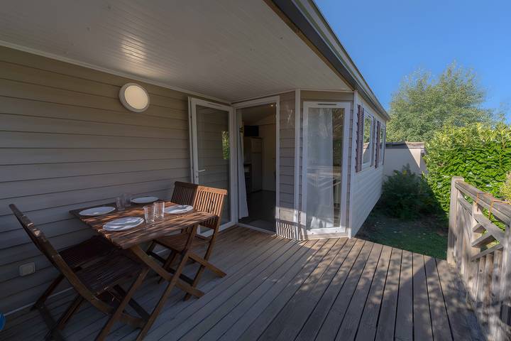 Mobil home pour 4 personnes, avec jardin à Roquefeuil - 3