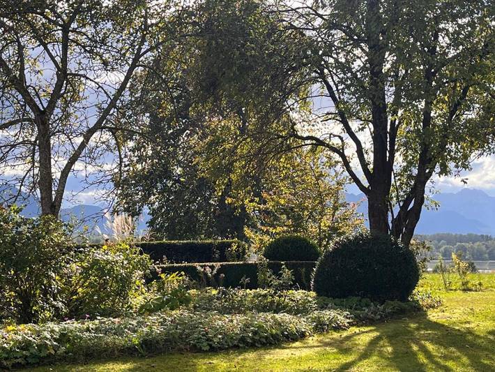 Ferienwohnung für 2 Personen, mit Terrasse und Garten sowie Sauna und Seeblick in Grabenstätt - 3