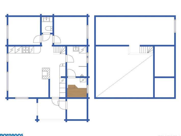 Ganze Wohnung, Hillankukka 5 in Kaulavaara, Lappland
