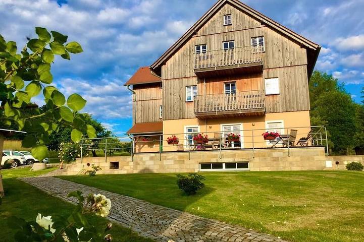 Ferienwohnung für 6 Personen, mit Sauna in Hinterhermsdorf