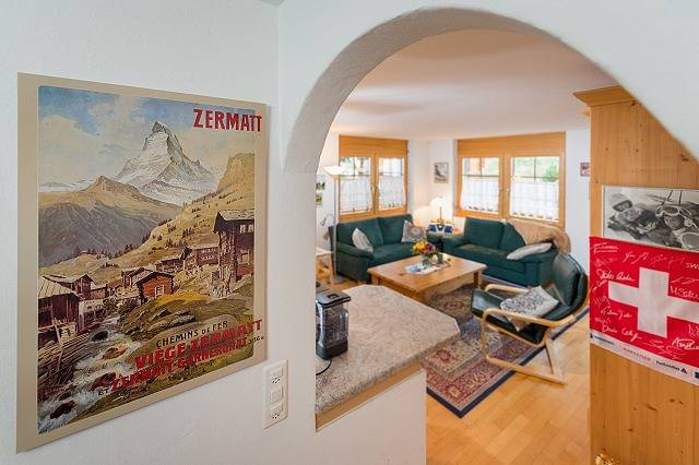 Ganze Ferienwohnung, Ferienwohnung Beatrice - 4-Bettwohnung in Grächen, Walliser Alpen