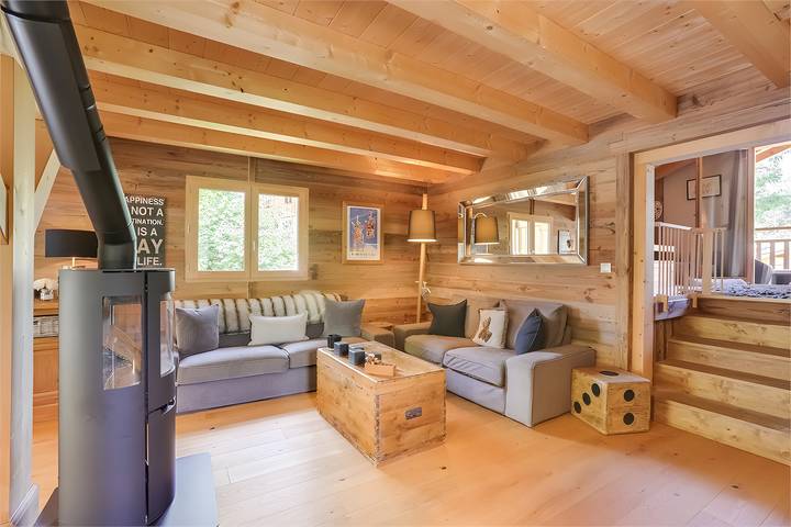 Maison pour 10 personnes, avec jacuzzi et balcon à Samoëns