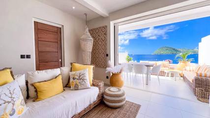 Gîte pour 7 personnes, avec terrasse dans Anse Rodrigue Terre De Haut