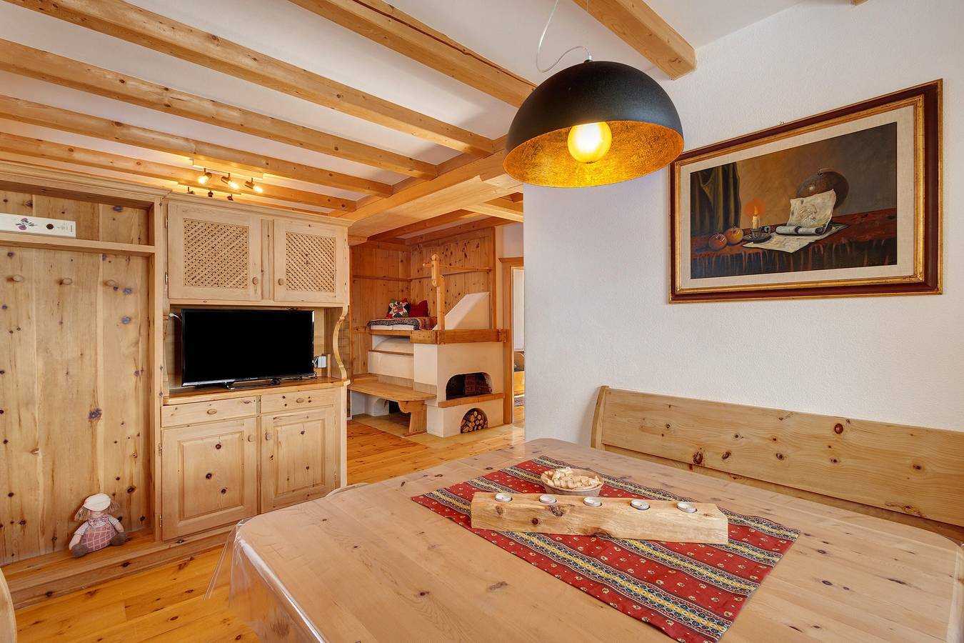 Ganze Wohnung, Apartment 'Lüch dl Pinter' mit Bergblick in Untermoi, St. Martin in Thurn